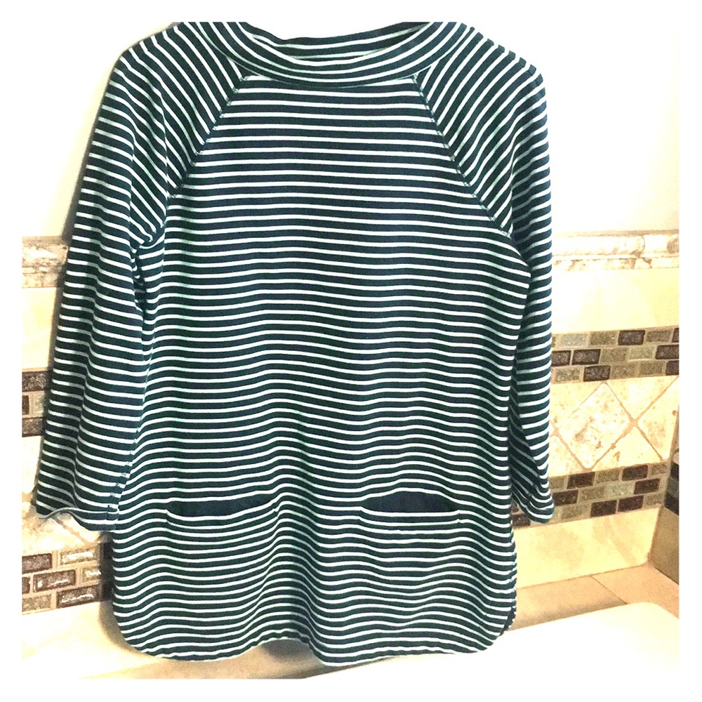 Striped Land’s End tunic